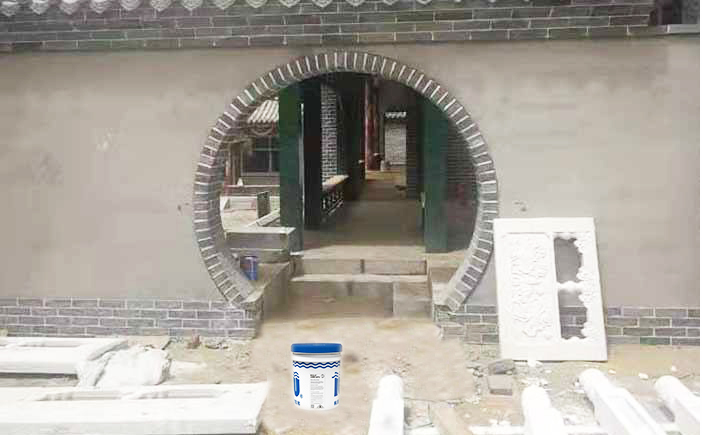 中國電建集團臨近古建筑使用滲透結晶防水涂料